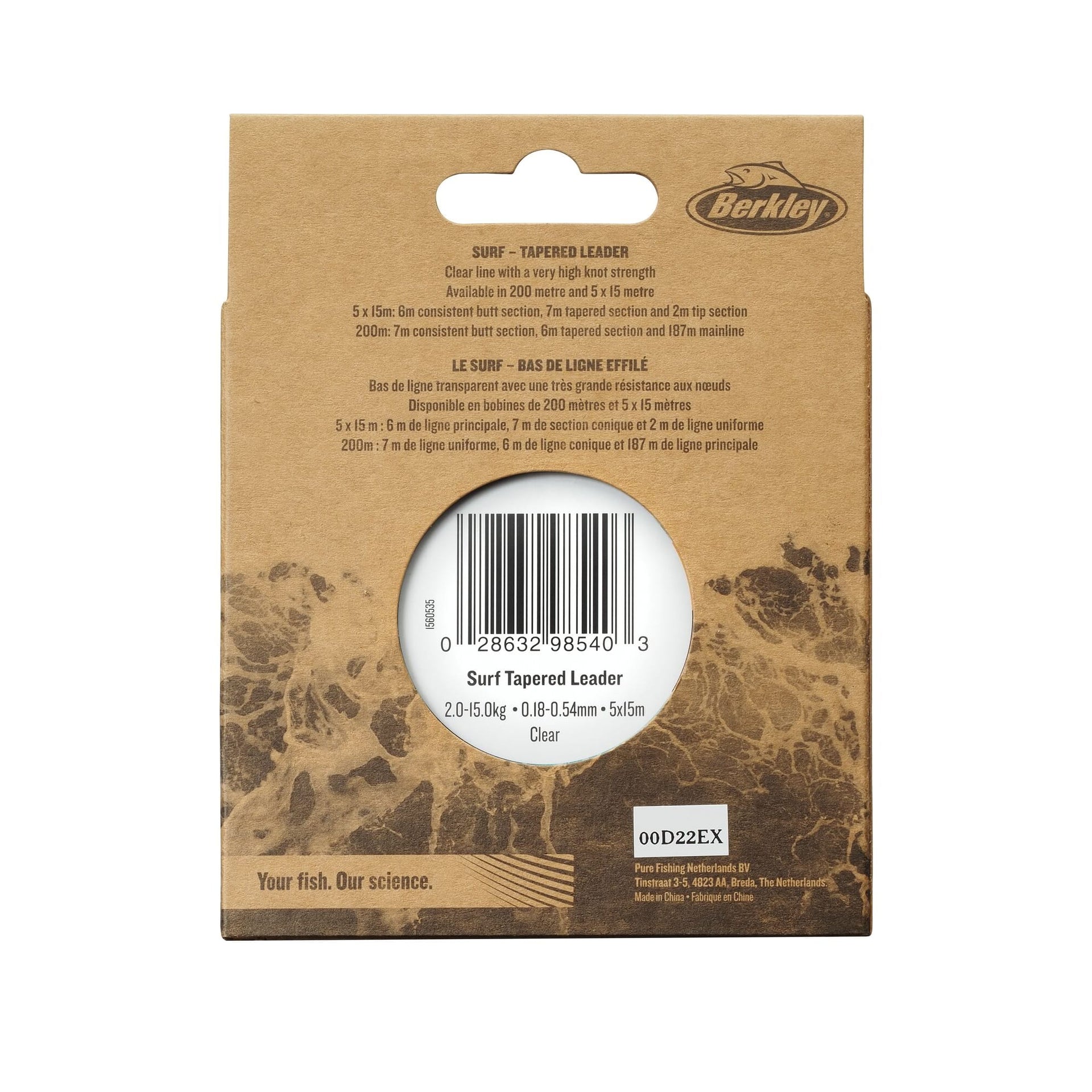 Berkley Nautil Surf Monofilament Tapered