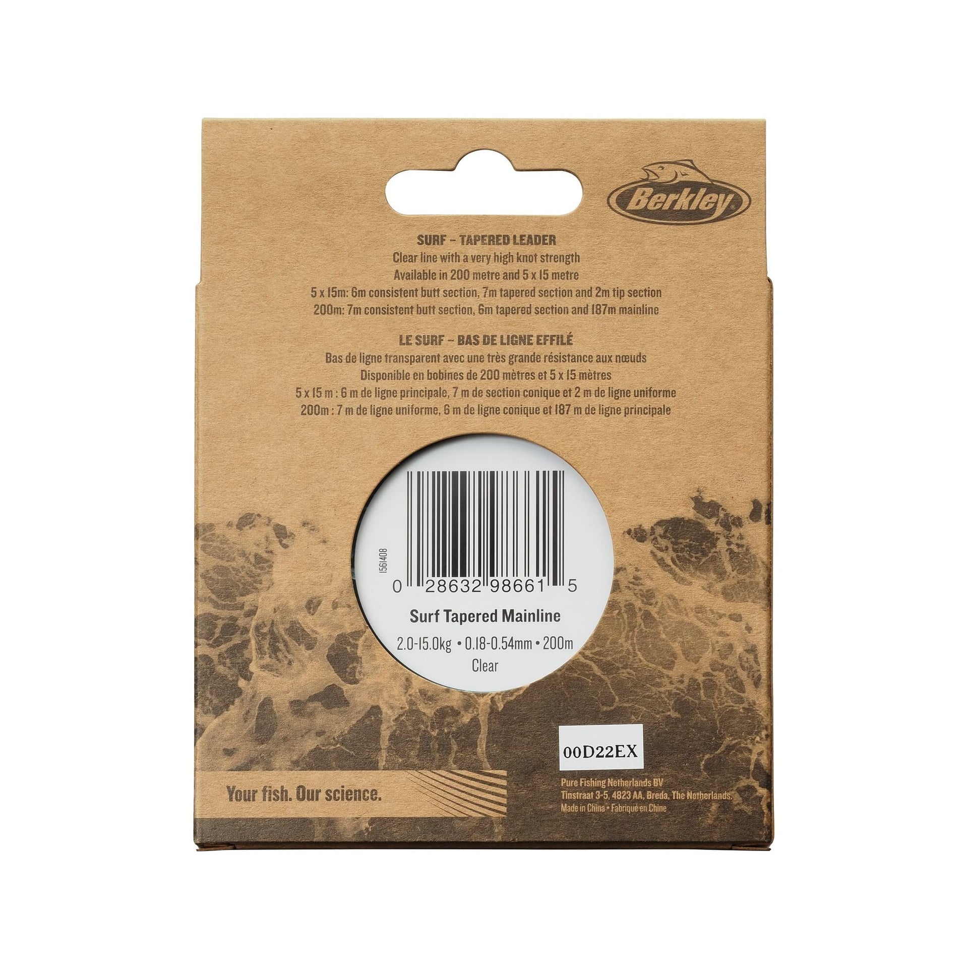Berkley Nautil Surf Monofilament Tapered