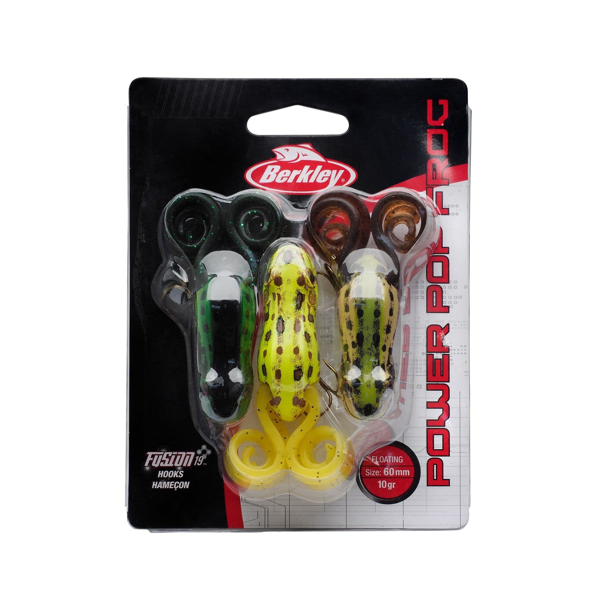 Berkley Power Pop Frog 3 Pack