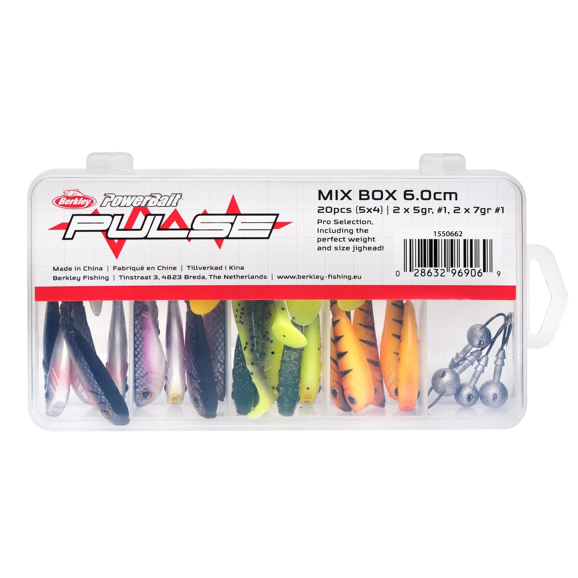 Berkley Pulse Shad MixBox with Jigheads