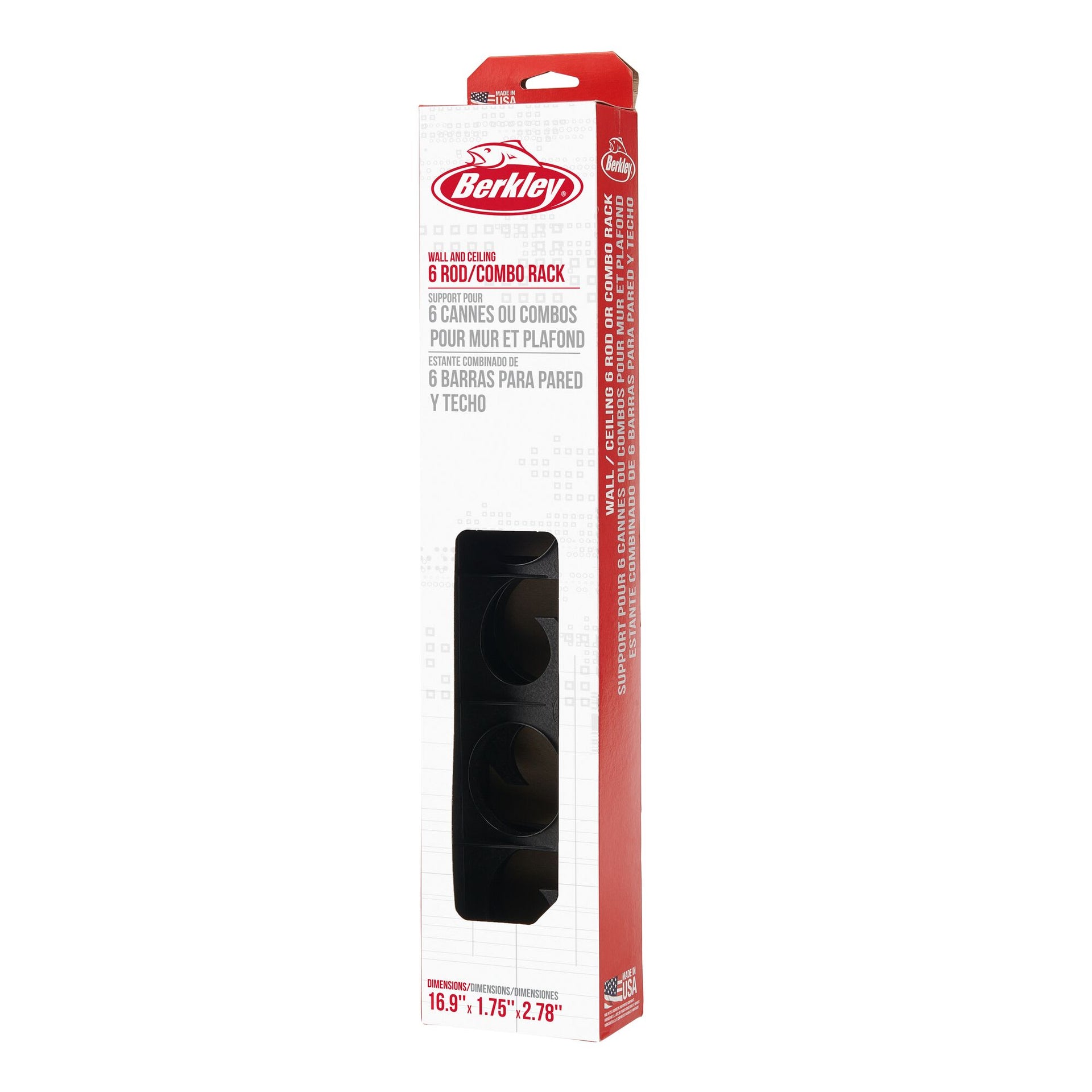 Berkley Wall and Ceiling 6 Rod or Combo Rack